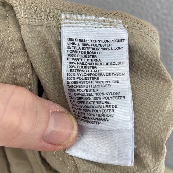 The North Face Pants Womens 10 Horizon II Khaki Convertible Utility Outdoor UPF* - Picture 11 of 16
